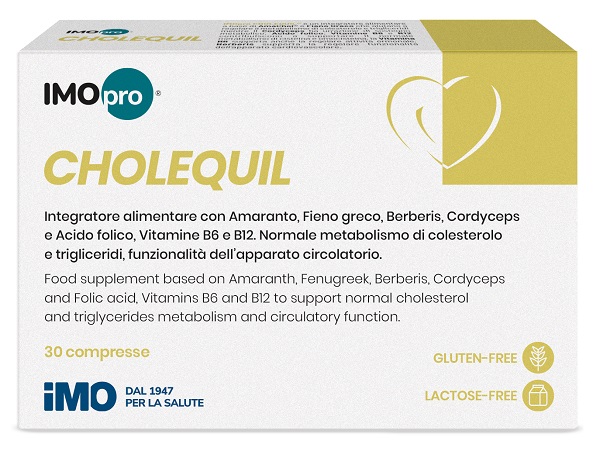 IMOPRO CHOLEQUIL 30 COMPRESSE NUOVA FORMULAZIONE - Fontenova srl