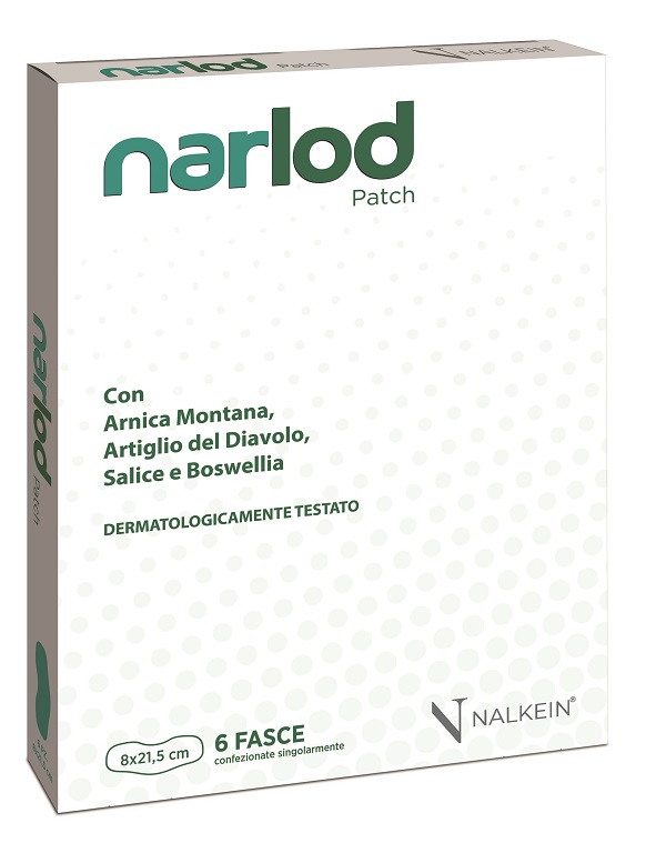 NARLOD PATCH 8X21,5 CM 6 PEZZI - Fontenova srl