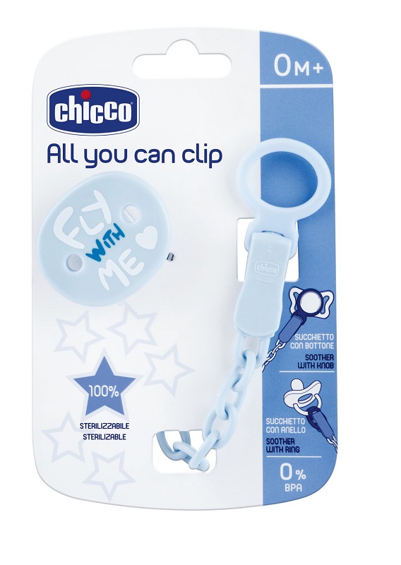 CHICCO CLIP UNIVERSALE BLU - Fontenova srl
