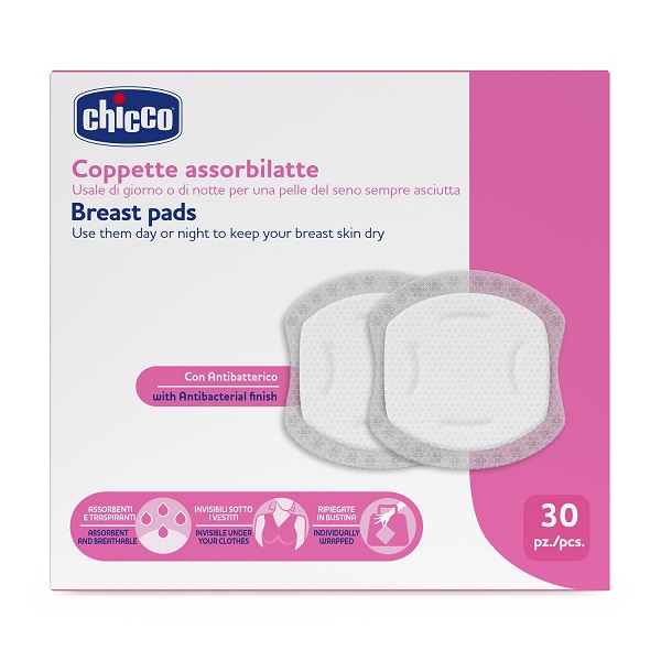 CHICCO COPPETTE ASSORBILATTE 30 PEZZI 2026 - Fontenova srl
