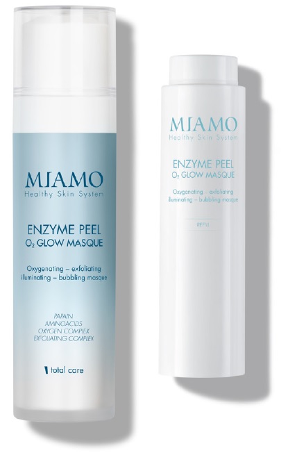 MIAMO ENZYME PEEL O2 GLOW MASQUE 45 ML + REFILL 45 ML - Fontenova srl