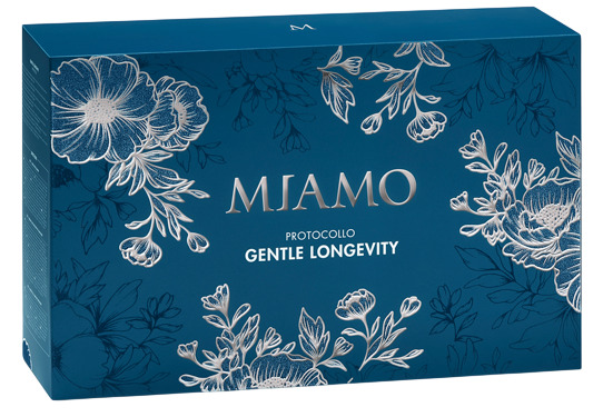 MIAMO PROTOCOLLO GENTLE LONGEVITY COFANETTO XMAS 2026 LONGEVITY CELL CARE SOFT SATIN CREAM 50ML+GENTLE ROSE CLEANSER 50ML+LONGEVITY MYLTI RECOVERY EYE & LASH SERUM 5ML - Fontenova srl